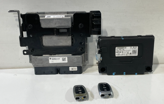 2022 SANTA FE AWD ENGINE & BODY CONTROL MODULE ECM BCM W/ KEY FOBS 2.5L
