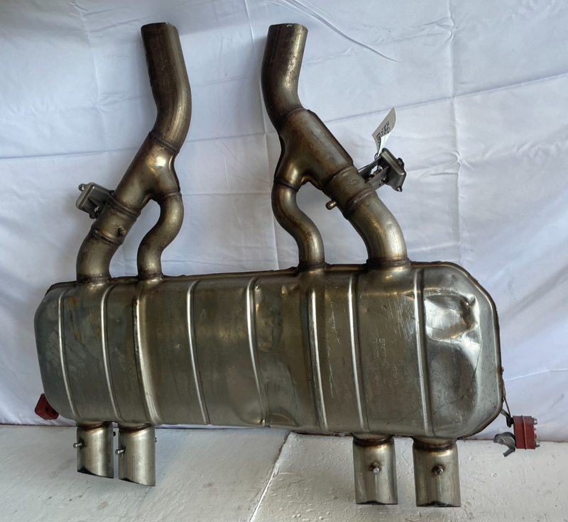 Load image into Gallery viewer, 21-25 BMW G82 M3 M4 REAR EXHAUST MUFFLER SILENCER TAIL PIPE ASSEMBLY # 105746
