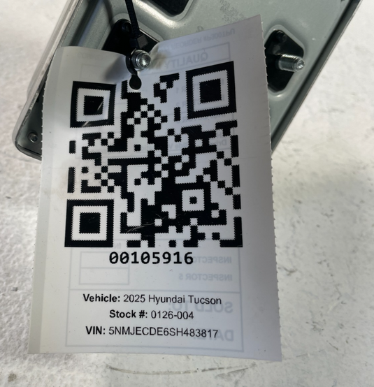 2025 HYUNDAI TUCSON CABIN CAMERA CONTROL MODULE UNIT 2.5L 96528-N9000