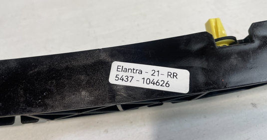 2021-2023 HYUNDAI ELANTRA REAR RIGHT PASSENGER SIDE BUMPER COVER BRACKET