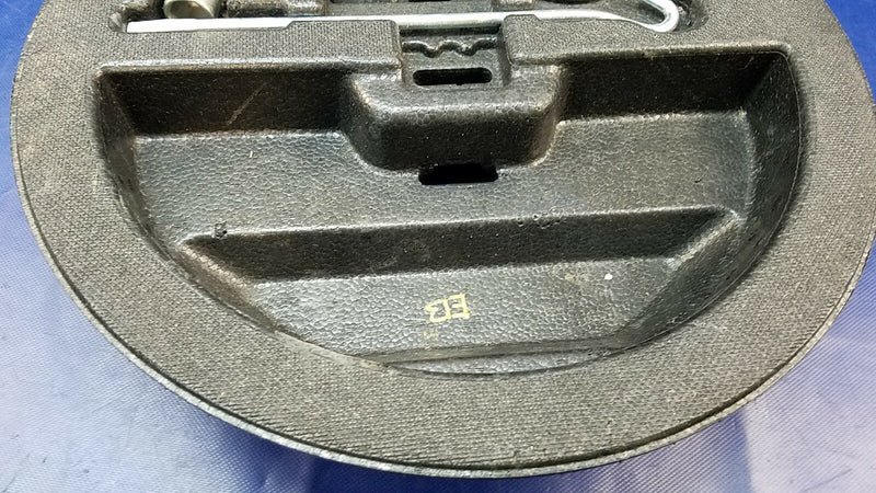 Load image into Gallery viewer, 2008 - 2013 INFINITI G37 COUPE SPARE WHEEL STORAGE TRAY W/ TOOL KIT # 72459
