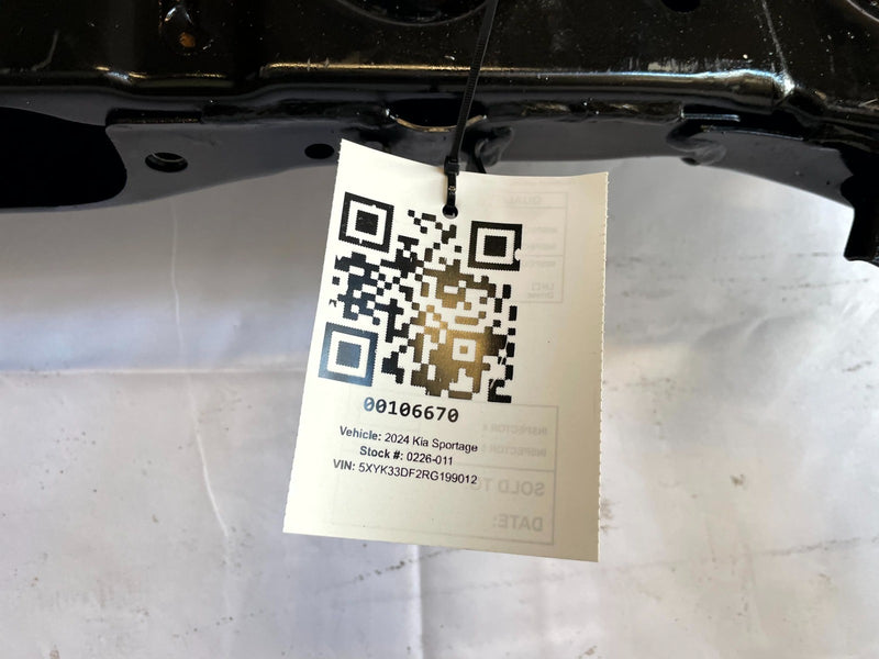 Load image into Gallery viewer, 2023-2025 KIA SPORTAGE FWD FRONT SUSPENSION SUBFRAME CROSSMEMBER CRADLE # 106670
