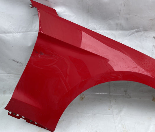 FORD MUSTANG FRONT RIGHT SIDE FENDER PANEL ASSEMBLY RED (PQ) 2018-2025