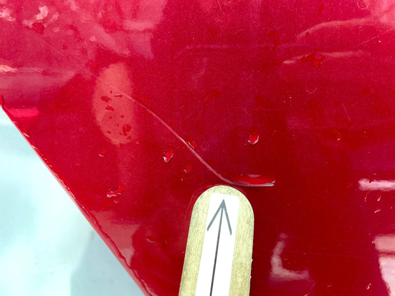Load image into Gallery viewer, HONDA ACCORD REAR RIGHT SIDE DOOR SHELL ASSEMBLY RED (R569MX) 2023-2025 # 110615
