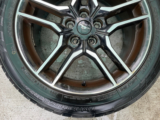 FORD MUSTANG 18x8 10 5 SPLIT SPOKE ALLOY WHEEL RIM W/TIRE (ONLY#1) 18-23 #112995