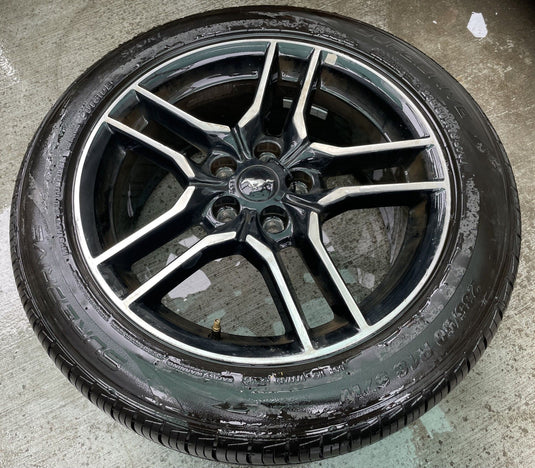 FORD MUSTANG 18x8 10 5 SPLIT SPOKE ALLOY WHEEL RIM W/TIRE (ONLY#1) 18-23 #112994
