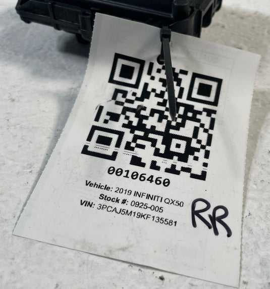 2019-2021 INFINITI QX50 REAR RIGHT SIDE BLIND SPOT RADAR SENSOR MODULE