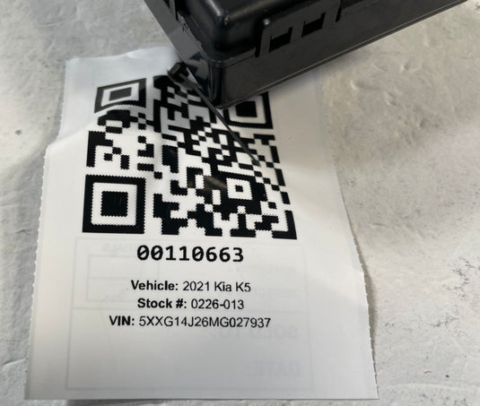 2021 - 2024 KIA K5 AC A/C HVAC HEATER TEMPERATURE CONTROL MODULE UNIT