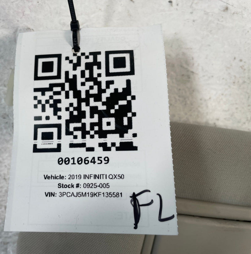 Load image into Gallery viewer, 2019 - 2025 INFINITI QX50 FRONT LEFT DRIVER SIDE SUNVISOR SUN VISOR # 106459
