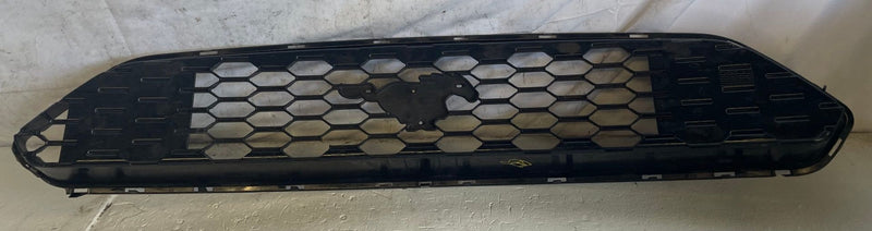 Load image into Gallery viewer, 2018 - 2023 FORD MUSTANG FRONT BUMPER UPPER GRILLE BLACK JR3B-8150-AEW # 113544
