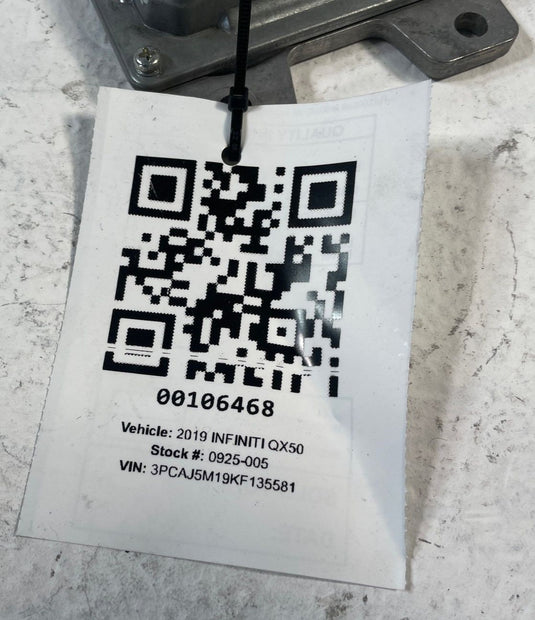 2019 INFINITI QX50 TRANSMISSION COMPUTER CONTROL MODULE TCM