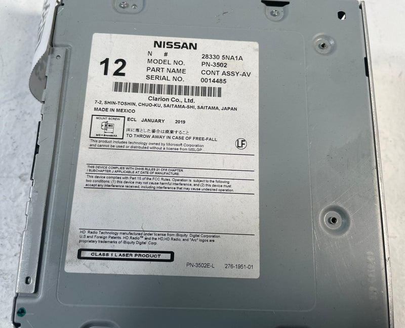 Load image into Gallery viewer, 2019-2021 INFINITI QX50 RADIO RECEIVER CONTROL MODULE UNIT 28330-5NA1A # 106504

