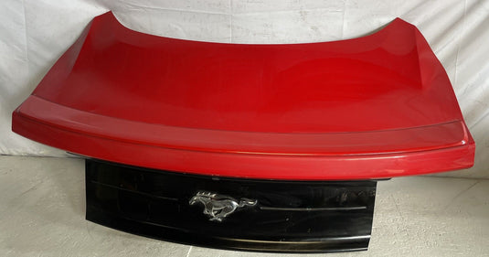 FORD MUSTANG COUPE REAR TRUNK DECK LID SHELL W/ SPOILER RED (PQ) 15-23