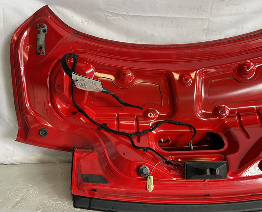FORD MUSTANG COUPE REAR TRUNK DECK LID SHELL W/ SPOILER RED (PQ) 15-23