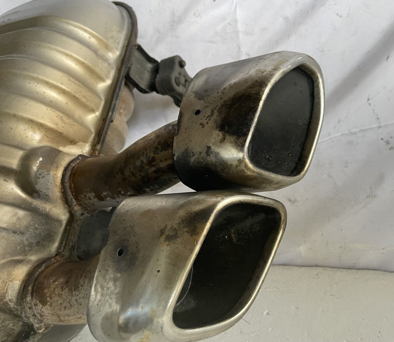 Load image into Gallery viewer, 2021 - 2023 GENESIS G70 REAR EXHAUST MUFFLER WITH TIPS ASSEMBLY 2.0L # 108175
