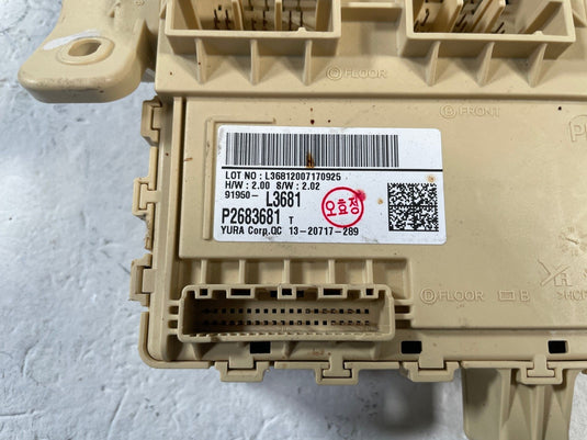 2021-24 KIA K5 UNDER DASH FUSE RELAY CABIN JUNCTION BOX 1.6L 91950L3681