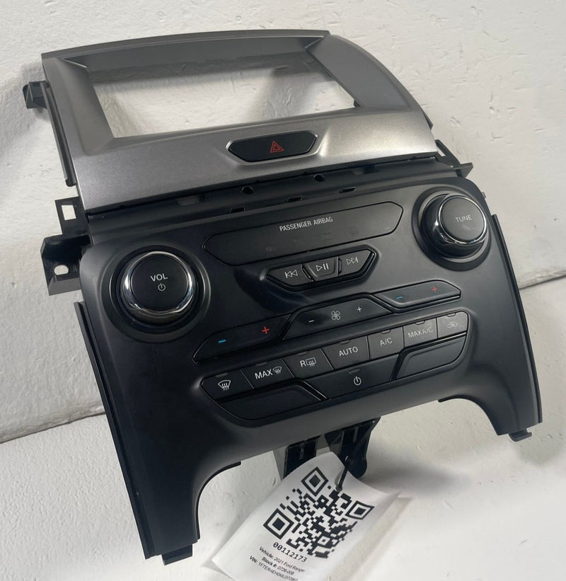 Load image into Gallery viewer, 2019-2023 FORD RANGER AUDIO RADIO &amp; CLIMATE CONTROL SWITCH W/ BEZEL 2.3L #112173
