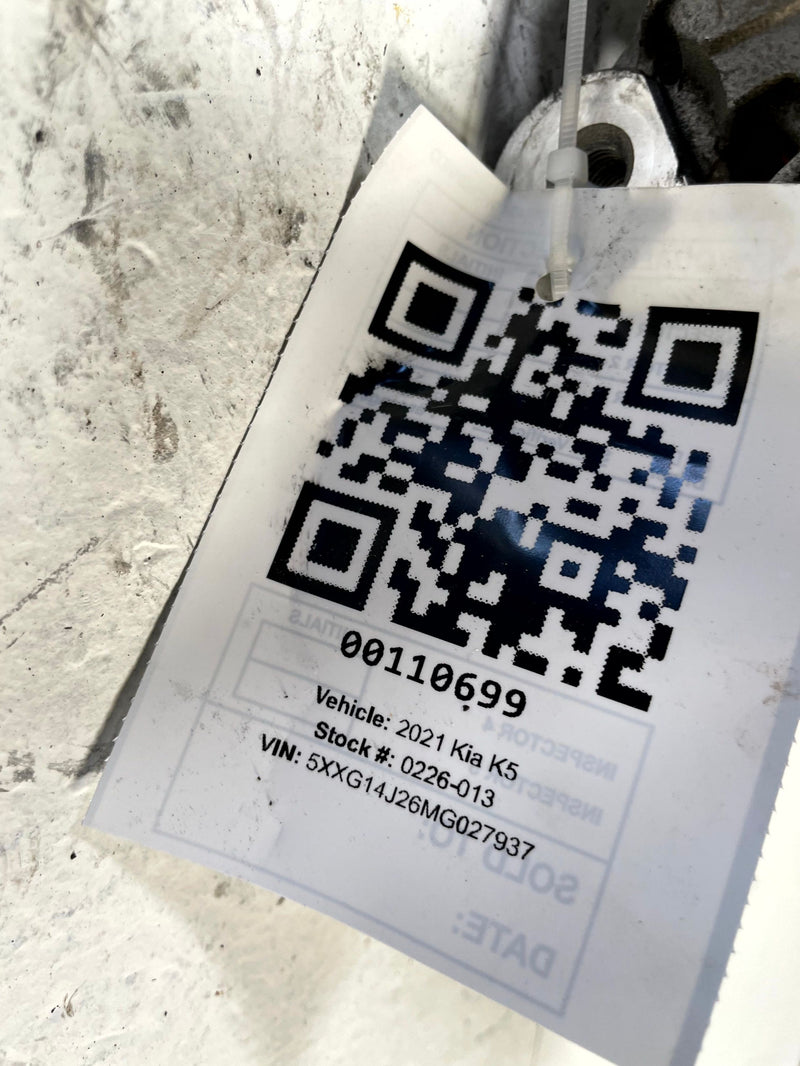 Load image into Gallery viewer, 2021 - 2024 KIA K5 SEDAN ENGINE MOTOR ALTERNATOR GENERATOR 1.6L # 110699
