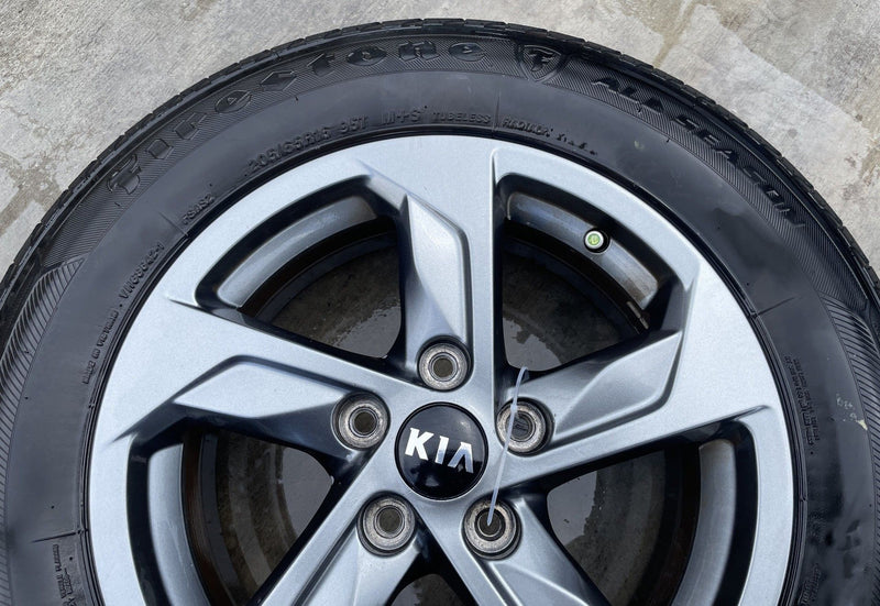 Load image into Gallery viewer, KIA K5 16x6.5J 5 SPOKE GRAY ALLOY WHEEL RIM W/TIRE (ONLY#1) 2021-2024 # 110713
