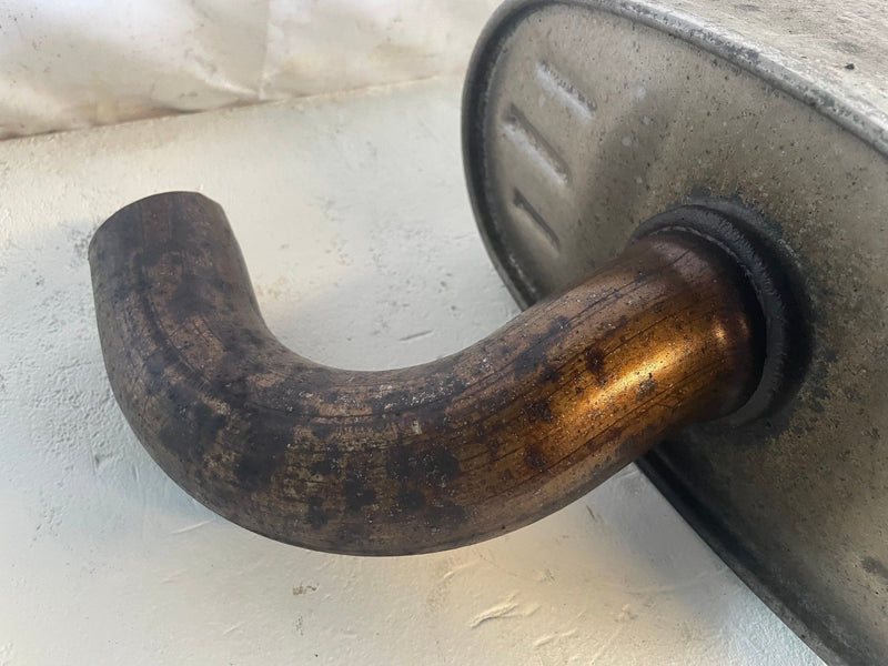 Load image into Gallery viewer, 2018-2023 FORD MUSTANG REAR LEFT SIDE EXHAUST SYSTEM MUFFLER PIPE 2.3L # 113527
