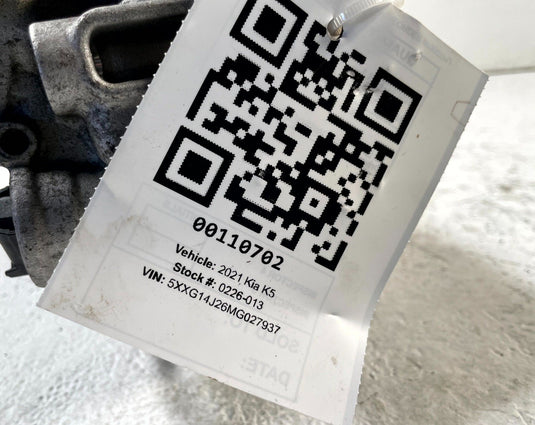 2021 - 2024 KIA K5 SEDAN HVAC A/C AIR CONDITIONING COMPRESSOR 1.6L