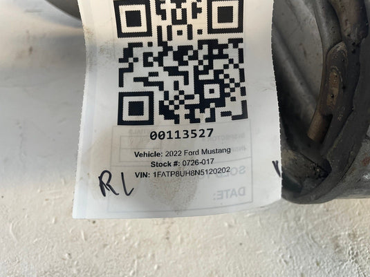 2018-2023 FORD MUSTANG REAR LEFT SIDE EXHAUST SYSTEM MUFFLER PIPE 2.3L