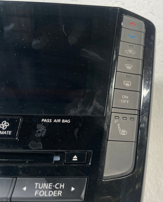 2019-21 INFINITI QX50 RADIO STEREO CLIMATE CONTROL SCREEN SWITCH PANEL