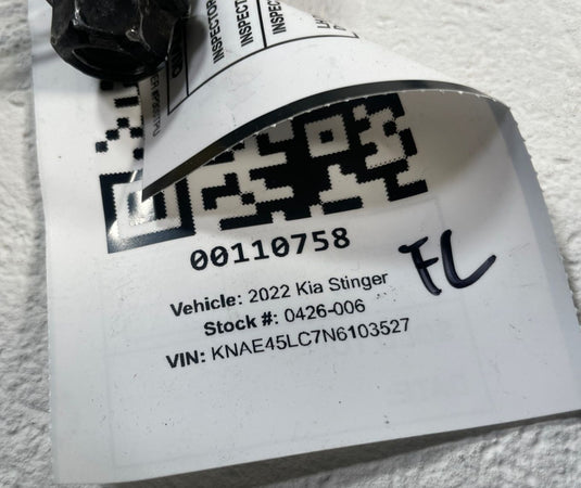 18 - 23 KIA STINGER FRONT LEFT DRIVER SIDE STABILIZER SWAY BAR END LINK