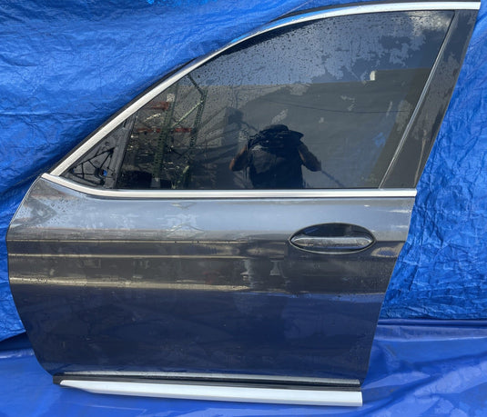 BMW X3 G01 FRONT LEFT DRIVER SIDE DOOR SHELL ASSEMBLY BLACK (A90M) 18-24