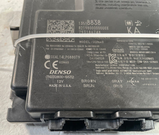 19-22 CHEVROLET SILVERADO 1500 KEYLESS ENTRY COMPUTER CONTROL MODULE UNIT 109407