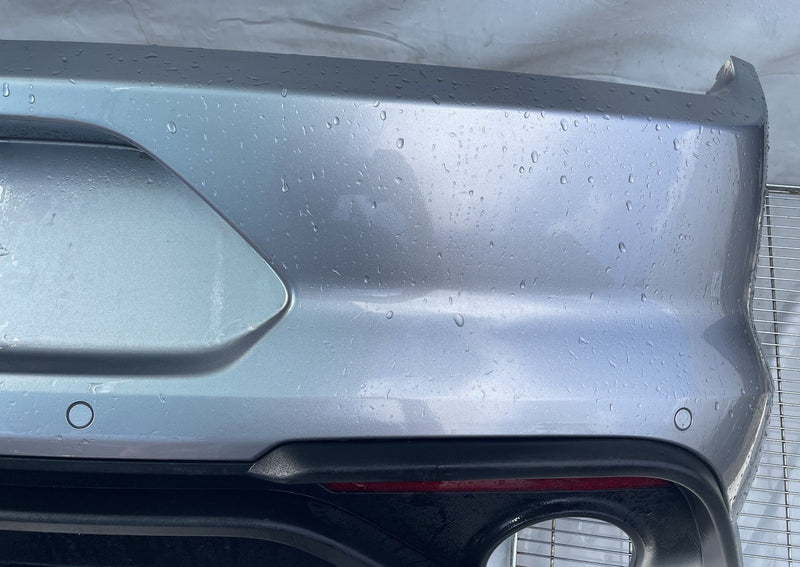Load image into Gallery viewer, FORD MUSTANG REAR BUMPER COVER ASSEMBLY W/PARK ASSIST SILVER (JS) 18-23 # 113581
