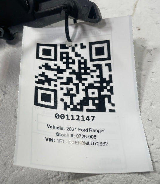 2019 - 2023 FORD RANGER STEERING COLUMN IGNITION LOCK CYLINDER 2.3L