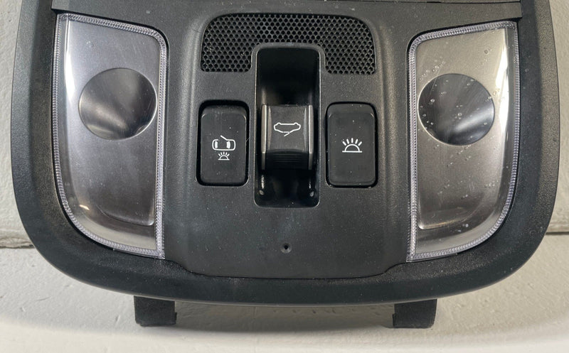 Load image into Gallery viewer, 2022 - 2023 KIA STINGER FRONT OVERHEAD CONSOLE DOME LIGHT LAMP BLACK # 110777
