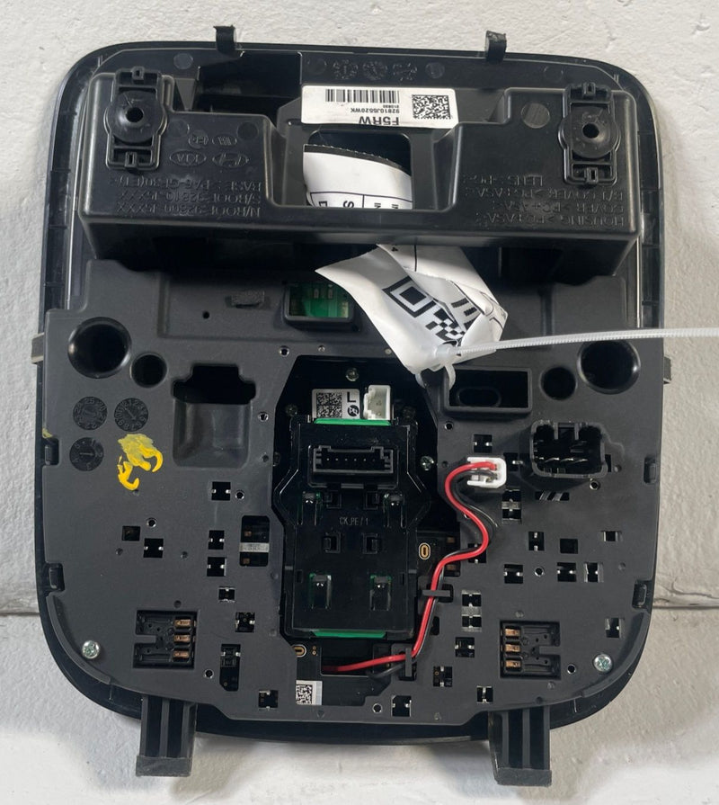 Load image into Gallery viewer, 2022 - 2023 KIA STINGER FRONT OVERHEAD CONSOLE DOME LIGHT LAMP BLACK # 110777
