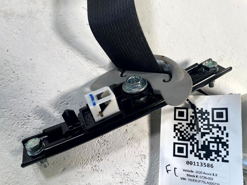 Load image into Gallery viewer, 2016-2022 ACURA ILX FRONT LEFT DRIVER SIDE SEAT BELT RETRACTOR BLACK # 113586

