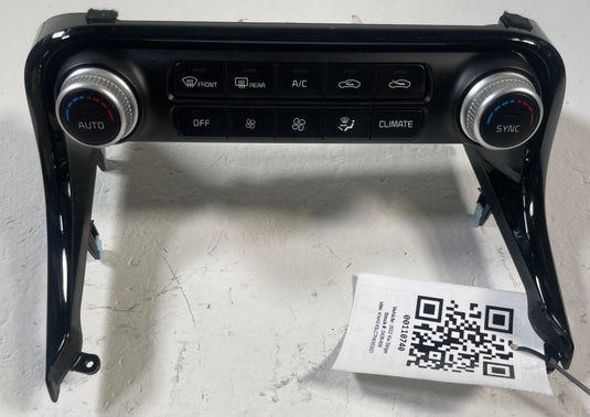 2018-2023 KIA STINGER DASH HEATER CLIMATE CONTROL SWITCH UNIT W/ BRACKET