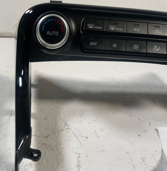 2018-2023 KIA STINGER DASH HEATER CLIMATE CONTROL SWITCH UNIT W/ BRACKET