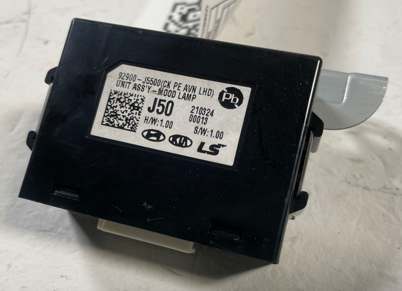 Load image into Gallery viewer, 2022 - 2023 KIA STINGER MOOD LIGHT LAMP CONTROL MODULE UNIT W/ BRACKET # 110733
