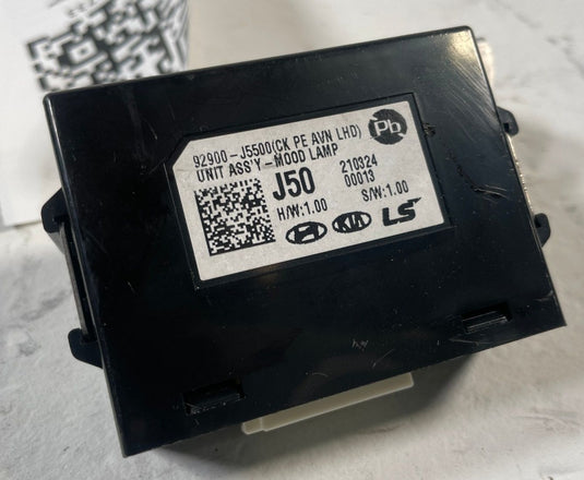 2022 - 2023 KIA STINGER MOOD LIGHT LAMP CONTROL MODULE UNIT W/ BRACKET