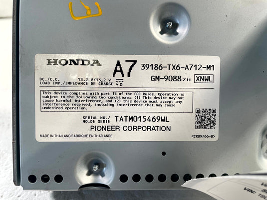 2016-2022 ACURA ILX RADIO AUDIO AMPLIFIER CONTROL MODULEL UNIT W/BRACKET