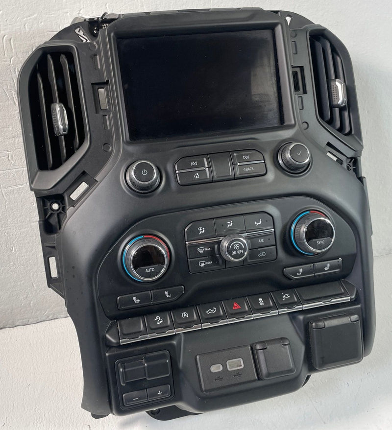Load image into Gallery viewer, 19-22 CHEVROLET SILVERADO 1500 INSTRUMENT PANEL SWITCH BEZEL W/ DISPLAY # 109410
