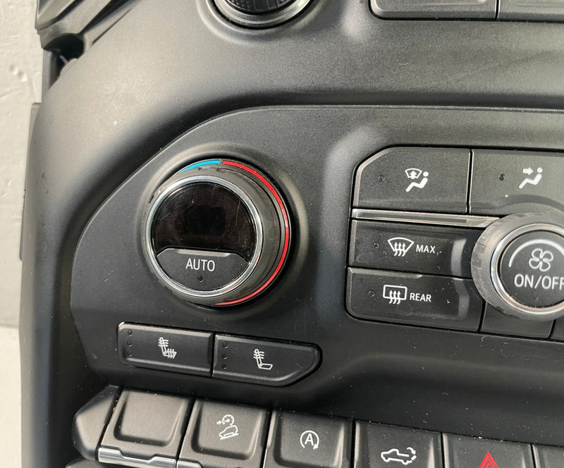 Load image into Gallery viewer, 19-22 CHEVROLET SILVERADO 1500 INSTRUMENT PANEL SWITCH BEZEL W/ DISPLAY # 109410
