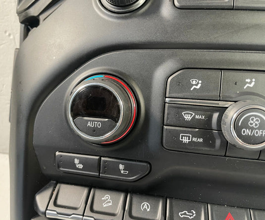 19-22 CHEVROLET SILVERADO 1500 INSTRUMENT PANEL SWITCH BEZEL W/ DISPLAY