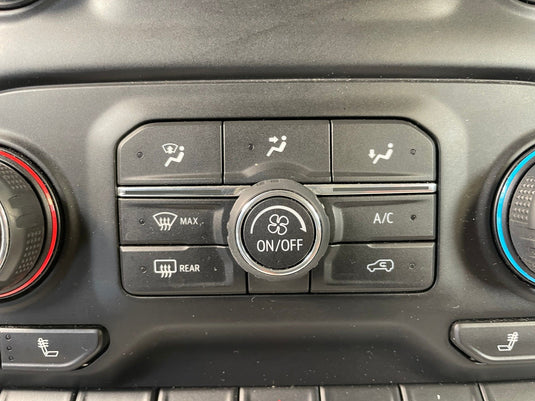 19-22 CHEVROLET SILVERADO 1500 INSTRUMENT PANEL SWITCH BEZEL W/ DISPLAY