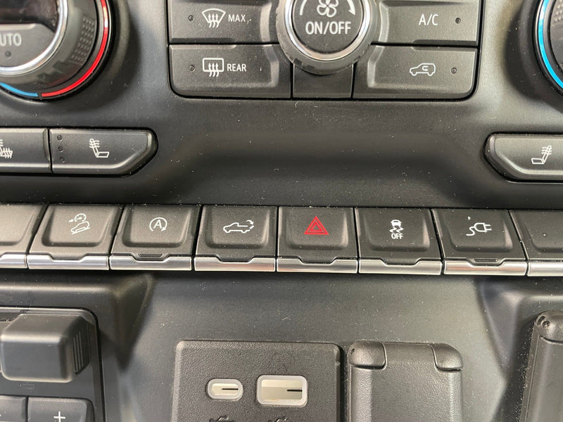 Load image into Gallery viewer, 19-22 CHEVROLET SILVERADO 1500 INSTRUMENT PANEL SWITCH BEZEL W/ DISPLAY # 109410
