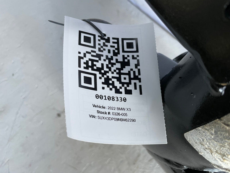 Load image into Gallery viewer, 2018 - 2025 BMW X3 X4 G01 REAR SUSPENSION SUBFRAME CROSSMEMBER CRADLE # 108330
