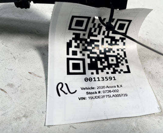 2019-2022 ACURA ILX REAR LEFT SIDE BUMPER LOWER MOUNT SUPPORT BRACKET