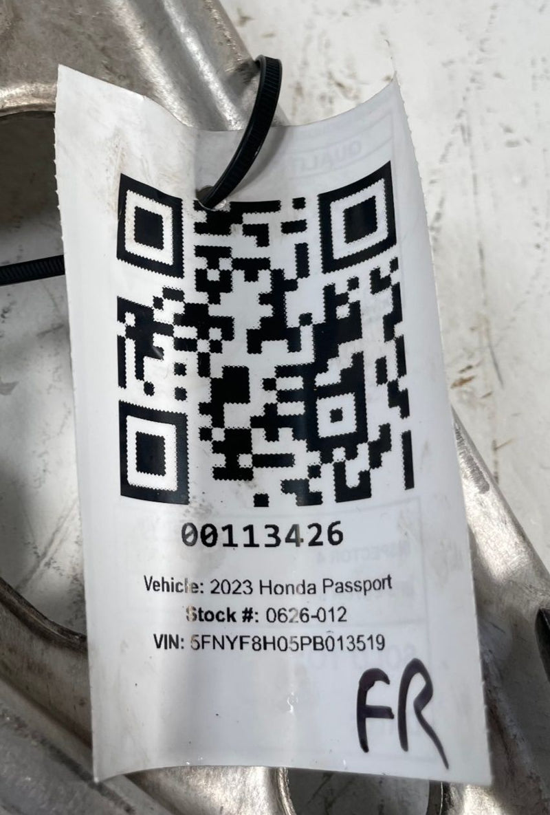 Load image into Gallery viewer, 2019 - 2025 HONDA PASSPORT FRONT RIGHT PASSENGER SIDE LOWER CONTROL ARM # 113426
