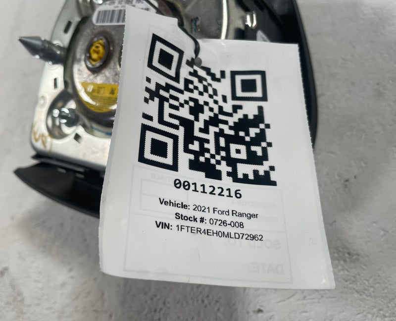 Load image into Gallery viewer, 2019 - 2023 FORD RANGER FRONT LEFT DRIVER SIDE STEERING WHEEL AIRBAG # 112216
