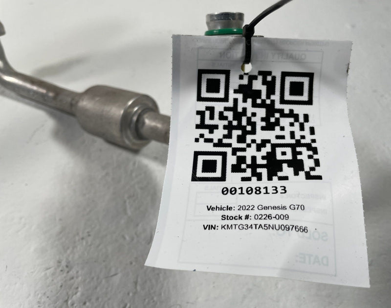 Load image into Gallery viewer, 20-23 GENESIS G70 AC AIR CONDITIONING SUCTION PIPE LINE HOSE TUBE 2.0L # 108133
